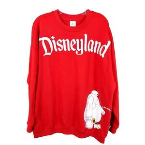 Disneyland Resort Size XL Big Hero 6 Baymax Pullover Sweatshirt Embroidered READ